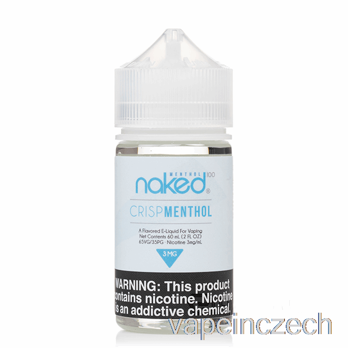 Ostrý Mentol - Nahý 100 Mentol - 60 Ml 0mg Vape Pero